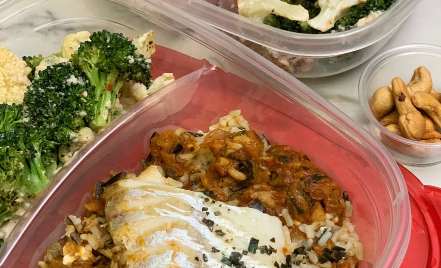 Healthy meal prep fitness